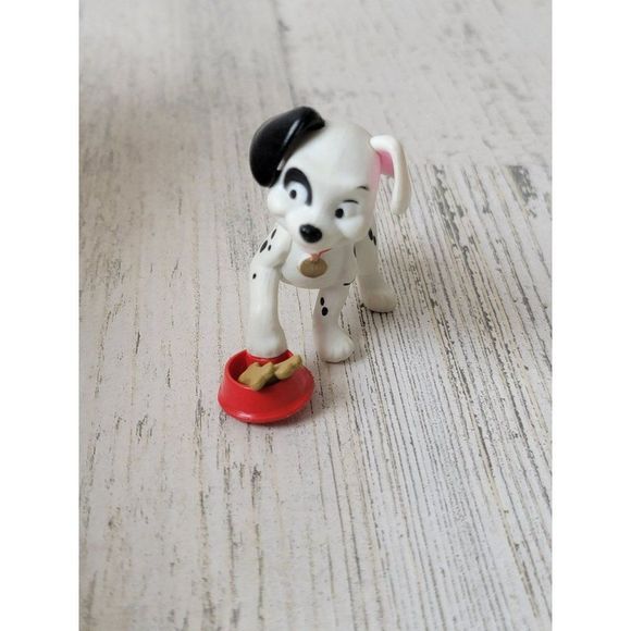 Dalmatian 101 puppy dog tree Bowl food Disney toy figure - Picture 2 of 5